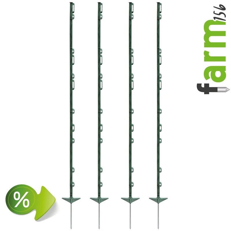 40x VOSS.farming "farm 156" Weidezaunpfähle 156 Cm, 11 Ösen, Grün 13 40x VOSS.farming "farm 156" Weidezaunpfähle 156 Cm, 11 Ösen, Grün – Bild 11