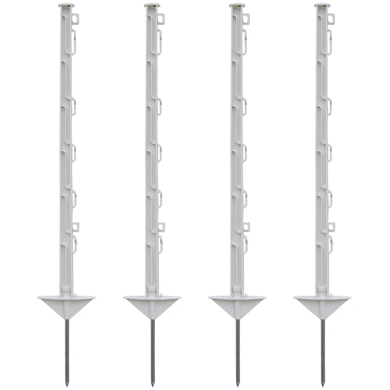 120x Kunststoffpfahl 74cm, Wildpfahl, Großpaket, Weiss 3 120x Kunststoffpfahl 74cm, Wildpfahl, Großpaket, Weiss