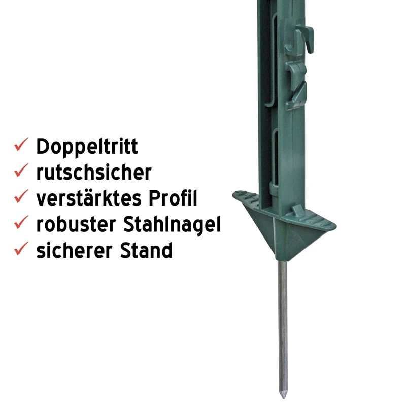 120x Weidezaunpfahl 74 Cm, Kleintierpfahl, Großpaket, Grün 7 120x Weidezaunpfahl 74 Cm, Kleintierpfahl, Großpaket, Grün – Bild 5