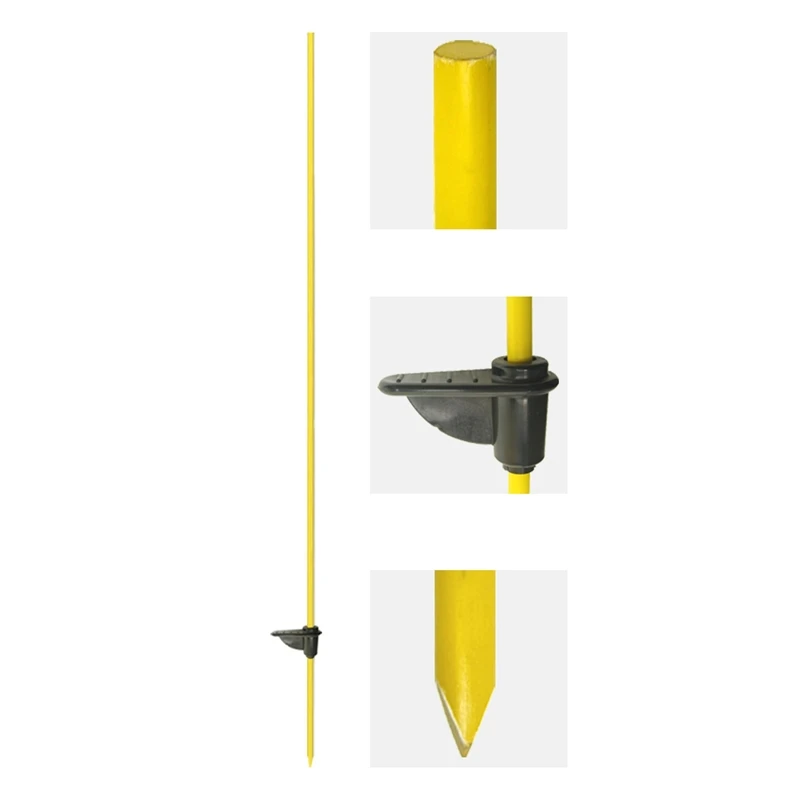 25x VOSS.farming Fiberglaspfähle, 160cm, Rund 4 25x VOSS.farming Fiberglaspfähle, 160cm, Rund – Bild 2