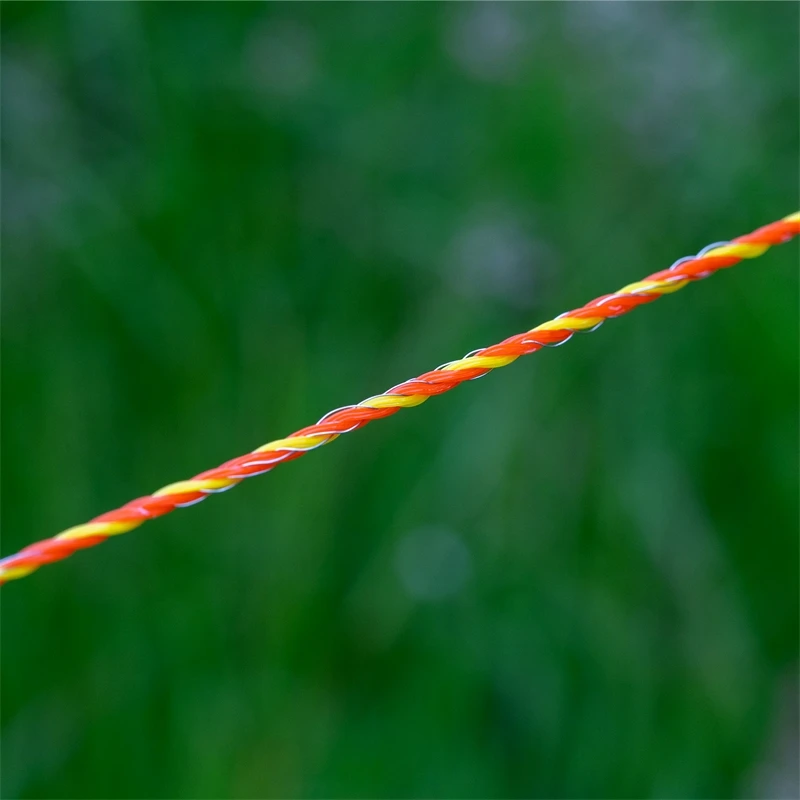 VOSS.farming Weidezaun-Litze 1000m, 3x 0,20 Niro, Gelb-orange 9 VOSS.farming Weidezaun-Litze 1000m, 3x 0,20 Niro, Gelb-orange – Bild 7