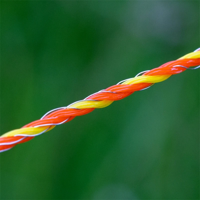 VOSS.farming Weidezaun-Litze 1000m, 3x 0,20 Niro, Gelb-orange 7 VOSS.farming Weidezaun-Litze 1000m, 3x 0,20 Niro, Gelb-orange – Bild 5