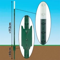 100x VOSS.farming Metallpfahl T-Pfosten Festzaunsystem 152cm 15 100x VOSS.farming Metallpfahl T-Pfosten Festzaunsystem 152cm -Optimal Ranchzaun Geschäft 44514 voss farming t pfosten tpost 152cm abmessungen