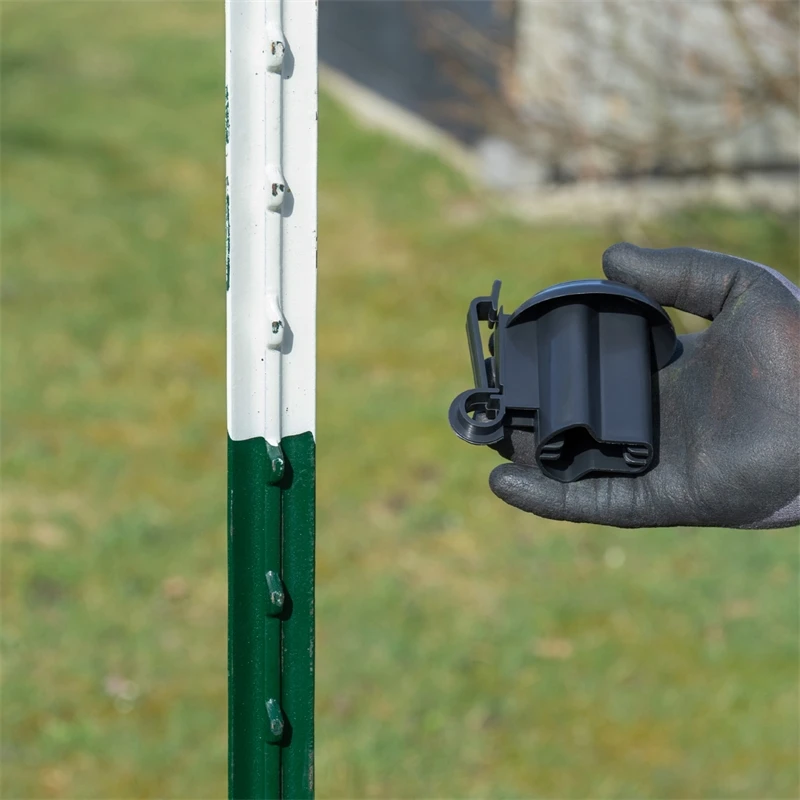 50x VOSS.farming Premium Kopfisolator Für T-Post, T-Pfosten, Schwarz, Sparpack 10 50x VOSS.farming Premium Kopfisolator Für T-Post, T-Pfosten, Schwarz, Sparpack – Bild 8