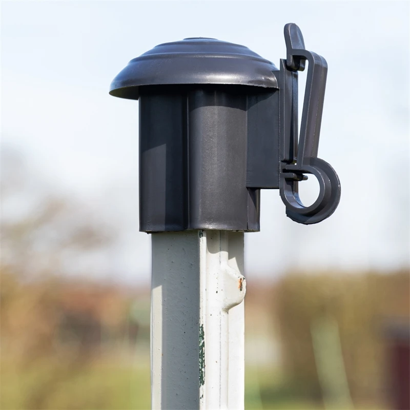 50x VOSS.farming Premium Kopfisolator Für T-Post, T-Pfosten, Schwarz, Sparpack 14 50x VOSS.farming Premium Kopfisolator Für T-Post, T-Pfosten, Schwarz, Sparpack – Bild 12