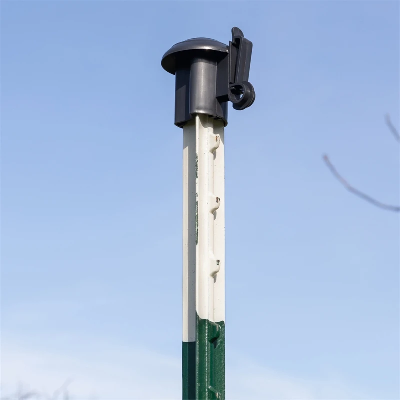 50x VOSS.farming Premium Kopfisolator Für T-Post, T-Pfosten, Schwarz, Sparpack 15 50x VOSS.farming Premium Kopfisolator Für T-Post, T-Pfosten, Schwarz, Sparpack – Bild 13