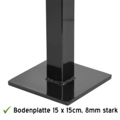 Zieher Für T-Pfosten Festzaunsystem 24 Zieher Für T-Pfosten Festzaunsystem -Optimal Ranchzaun Geschäft 44535 VOSS.farming T Pfostenzieher mit grosser stabiler Bodenplatte schwarz