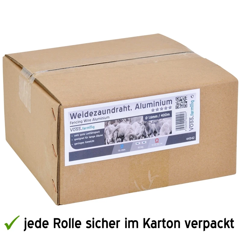 VOSS.farming - Aluminium-Draht, Aludraht 400 M / 1,6 Mm 7 VOSS.farming - Aluminium-Draht, Aludraht 400 M / 1,6 Mm – Bild 5
