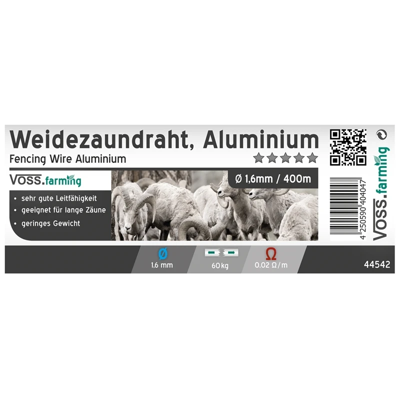 VOSS.farming - Aluminium-Draht, Aludraht 400 M / 1,6 Mm 8 VOSS.farming - Aluminium-Draht, Aludraht 400 M / 1,6 Mm – Bild 6