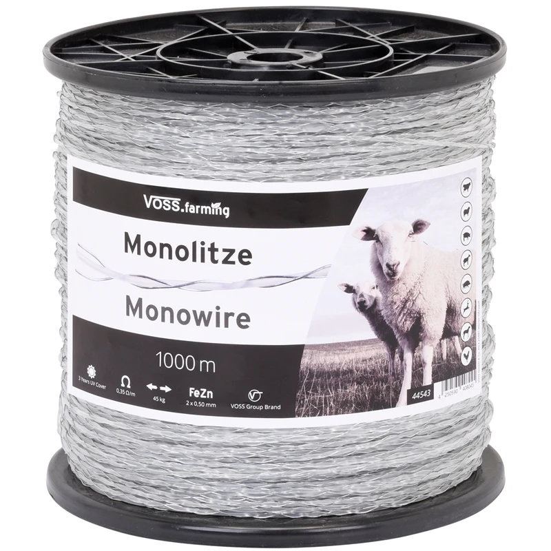 Mono-Litze, Polylitze 1000m, Transparent 2** 3 Mono-Litze, Polylitze 1000m, Transparent 2**