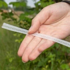 4x VOSS.farming Weidezaunband 250m, 10mm, 4x0,16 Niro, Weiß + 5 Verbinder! -Optimal Ranchzaun Geschäft 44554 voss farming weidezaunband 10mm detail 2