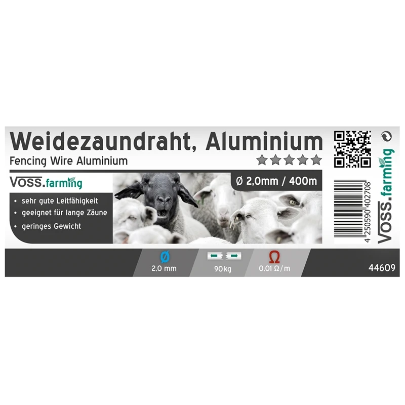 VOSS.farming - Aludraht, Alu-Draht 400 M / 2,0 Mm 8 VOSS.farming - Aludraht, Alu-Draht 400 M / 2,0 Mm – Bild 6