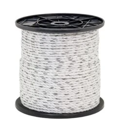 3x Weidezaunseil 150m 6mm, 3x0,20 Kupfer + 6x0,20 Niro Inkl. 5 Verbinder 9 3x Weidezaunseil 150m 6mm, 3x0,20 Kupfer + 6x0,20 Niro Inkl. 5 Verbinder -Optimal Ranchzaun Geschäft 44611 Weidezaunkordel 6mm profiline VOSS.farming