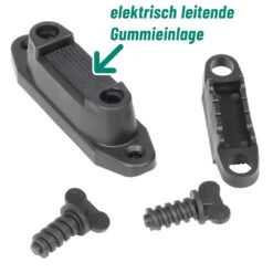 10x Profi Eck- Streckenisolator Bis 40mm Band 20 10x Profi Eck- Streckenisolator Bis 40mm Band -Optimal Ranchzaun Geschäft 44632 03 isolator mit elektrisch leitender gummieinlage