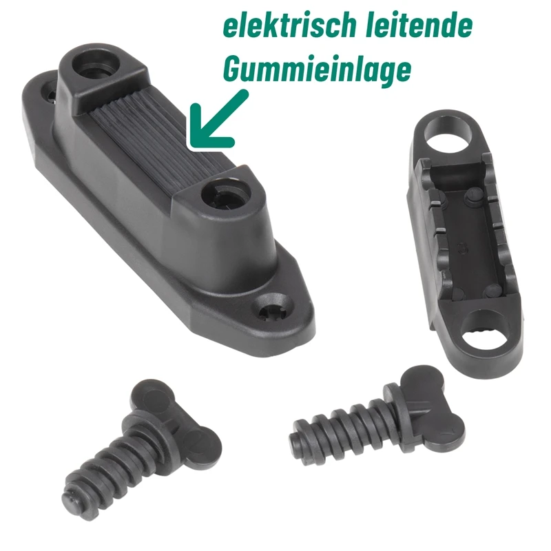 10x Profi Eck- Streckenisolator Bis 40mm Band 5 10x Profi Eck- Streckenisolator Bis 40mm Band – Bild 3