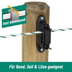 10x Profi Eck- Streckenisolator Bis 40mm Band 29 10x Profi Eck- Streckenisolator Bis 40mm Band -Optimal Ranchzaun Geschäft 44632 12 isolator fuer rutschfeste fixierung