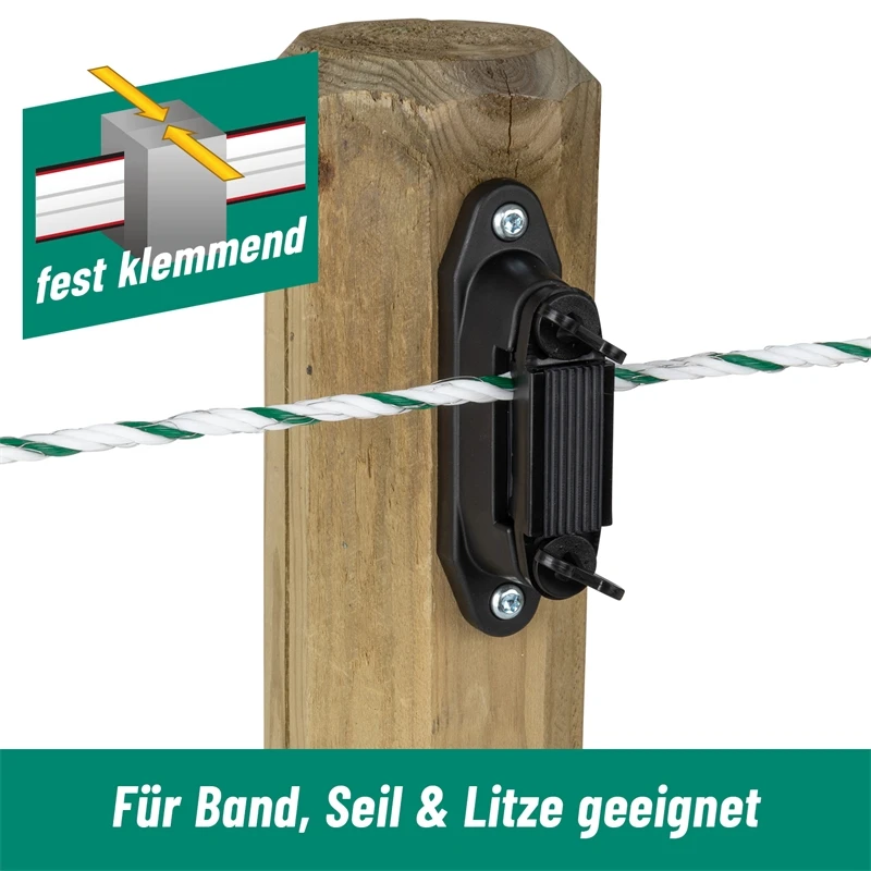 10x Profi Eck- Streckenisolator Bis 40mm Band 14 10x Profi Eck- Streckenisolator Bis 40mm Band – Bild 12