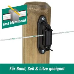 10x Profi Eck- Streckenisolator Bis 40mm Band 30 10x Profi Eck- Streckenisolator Bis 40mm Band -Optimal Ranchzaun Geschäft 44632 13 praktischer bandisolator leicht nachziehbar