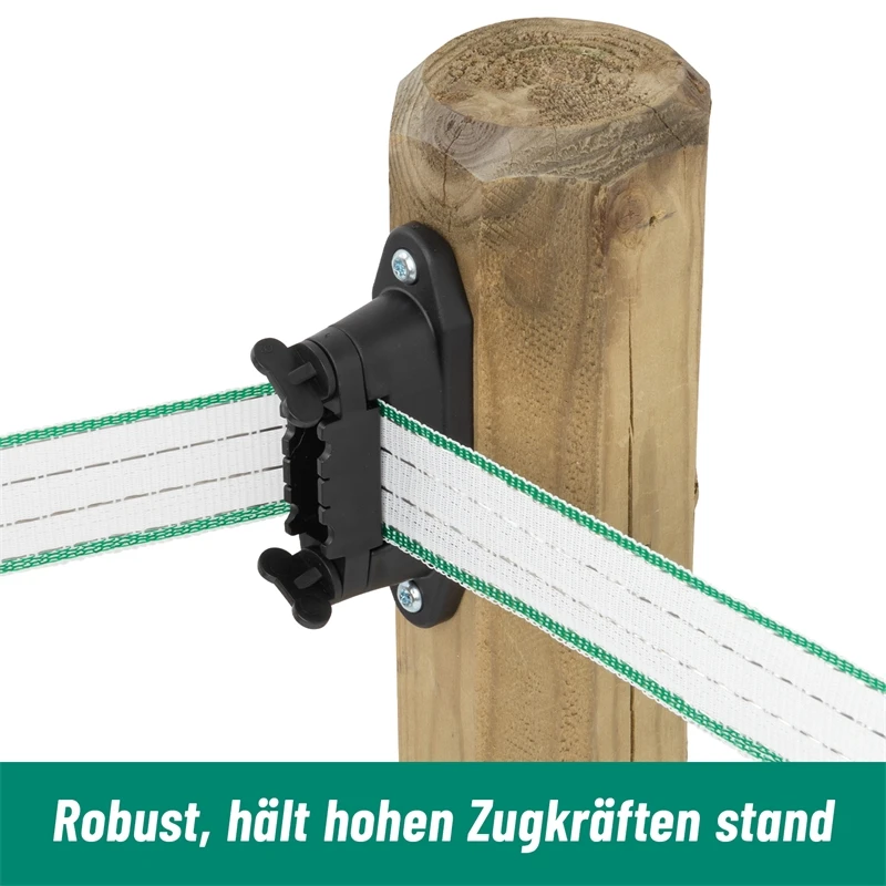 10x Profi Eck- Streckenisolator Bis 40mm Band 17 10x Profi Eck- Streckenisolator Bis 40mm Band – Bild 15