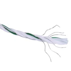 VOSS.farming Weidezaun Litze 400m, 3x0,25 Kupfer + 3x0,20 Niro, Weiß-grün 4**** -Optimal Ranchzaun Geschäft 44645 VOSS farming Weidelitze Elektrolitze 400m Detailansicht