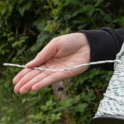 VOSS.farming Weidezaun Litze 400m, 3x0,25 Kupfer + 3x0,20 Niro, Weiß-grün 4**** -Optimal Ranchzaun Geschäft 44645 voss farming weidezaun litze 400m detail 2