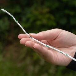 VOSS.farming Weidezaun Litze 400m, 3x0,25 Kupfer + 3x0,20 Niro, Weiß-grün 4**** -Optimal Ranchzaun Geschäft 44645 voss farming weidezaun litze 400m detail 3