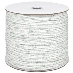 2x Weidezaunseil 500m 6mm, 3x 0,3 Cu+0,3 Niro, Inkl. Verbinder 11 2x Weidezaunseil 500m 6mm, 3x 0,3 Cu+0,3 Niro, Inkl. Verbinder -Optimal Ranchzaun Geschäft 44659 voss farming profiline weidezaun seil 500m dicke pe faeden