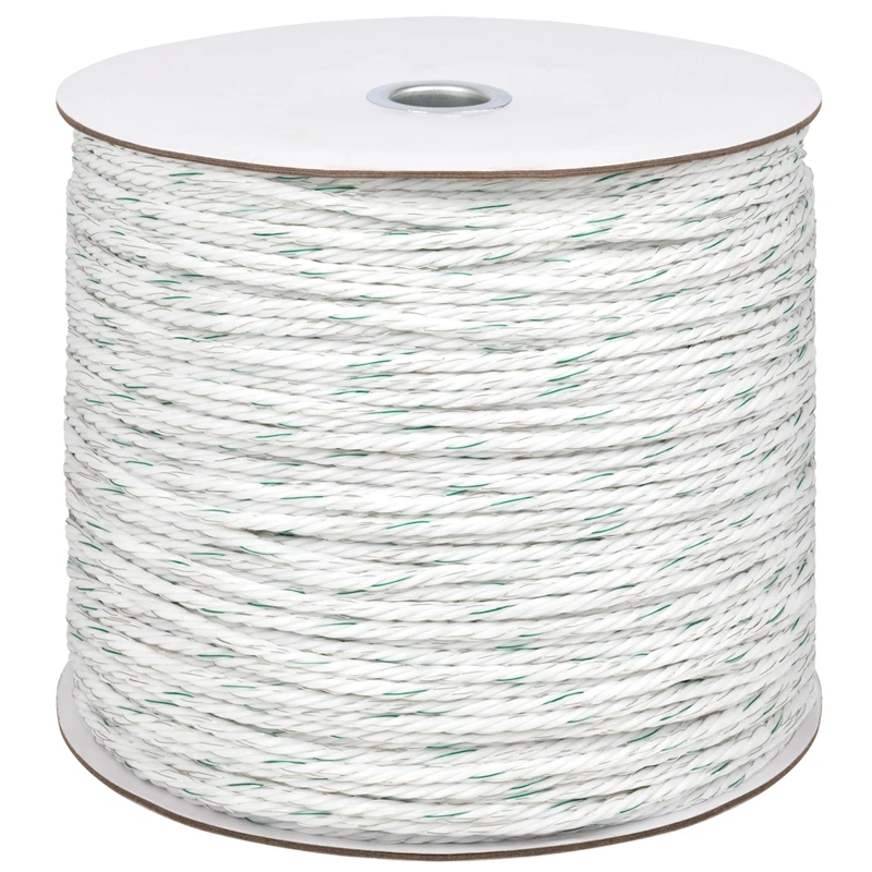 2x Weidezaunseil 500m 6mm, 3x 0,3 Cu+0,3 Niro, Inkl. Verbinder 5 2x Weidezaunseil 500m 6mm, 3x 0,3 Cu+0,3 Niro, Inkl. Verbinder – Bild 3