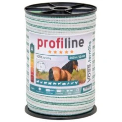 VOSS.farming Rehzaun Für Garten Mit Band 50 M (230 Volt) 25 VOSS.farming Rehzaun Für Garten Mit Band 50 M (230 Volt) -Optimal Ranchzaun Geschäft 44673 Weidezaunband Weideband 12mm profiline VOSS.farming 1