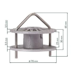 25x VOSS.farming Elektrozaun Draht- Und Seilspanner, Rund, MEGAPACK 12 25x VOSS.farming Elektrozaun Draht- Und Seilspanner, Rund, MEGAPACK -Optimal Ranchzaun Geschäft 44715 voss.farming rotierende spanner weidezaun abmessungen
