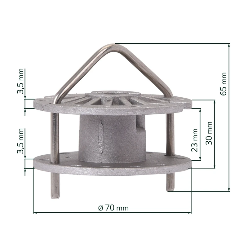 25x VOSS.farming Elektrozaun Draht- Und Seilspanner, Rund, MEGAPACK 6 25x VOSS.farming Elektrozaun Draht- Und Seilspanner, Rund, MEGAPACK – Bild 4