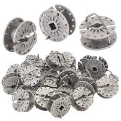 25x VOSS.farming Elektrozaun Draht- Und Seilspanner, Rund, MEGAPACK