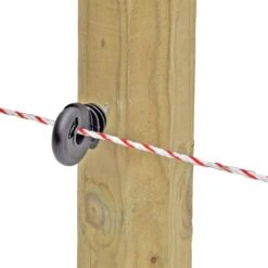 150x Ringisolator + Einschraubhilfe + Warnschild 25 150x Ringisolator + Einschraubhilfe + Warnschild -Optimal Ranchzaun Geschäft 44724 Ringisolator Praxisbilder mit Weidezaunlitze Kunststofflitze