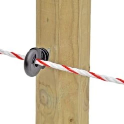 150x Ringisolator + Einschraubhilfe + Warnschild 26 150x Ringisolator + Einschraubhilfe + Warnschild -Optimal Ranchzaun Geschäft 44724 Ringisolator Praxisbilder mit Weidezaunseil Elektrozaunkordel 6mm