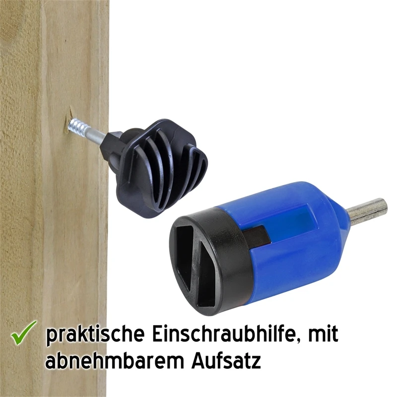 70x Seilisolator Easy Cord + Eimer + Einschrauber 11 70x Seilisolator Easy Cord + Eimer + Einschrauber – Bild 9