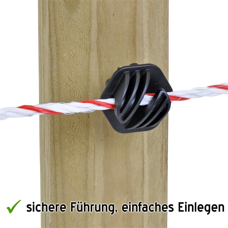 70x Seilisolator Easy Cord + Eimer + Einschrauber 9 70x Seilisolator Easy Cord + Eimer + Einschrauber – Bild 7