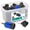 70x Seilisolator Easy Cord + Eimer + Einschrauber 2 70x Seilisolator Easy Cord + Eimer + Einschrauber -Optimal Ranchzaun Geschäft 44764 Seilisolator Easy Cord Drahtisolator extra robust VOSS.farming