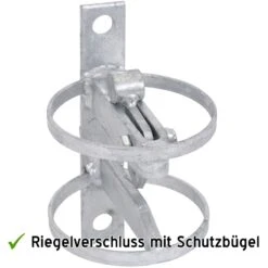 Montageset " Premium", Montageteile Für Weidetor 18 Montageset " Premium", Montageteile Für Weidetor -Optimal Ranchzaun Geschäft 44792 Riegelverschluss fuer Weidezauntore mit Schutzbuegel