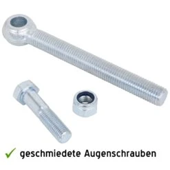 Montageset " Premium", Montageteile Für Weidetor 22 Montageset " Premium", Montageteile Für Weidetor -Optimal Ranchzaun Geschäft 44792 hochwertige robuste Augenschrauben