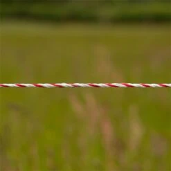 VOSS.farming Weidezaunlitze 1000 M, 1x 0,25 Kupfer + 8x 0,20 Niro, Weiß-rot 4**** -Optimal Ranchzaun Geschäft 44800 voss farming weidezaunlitze 1000m detail 6