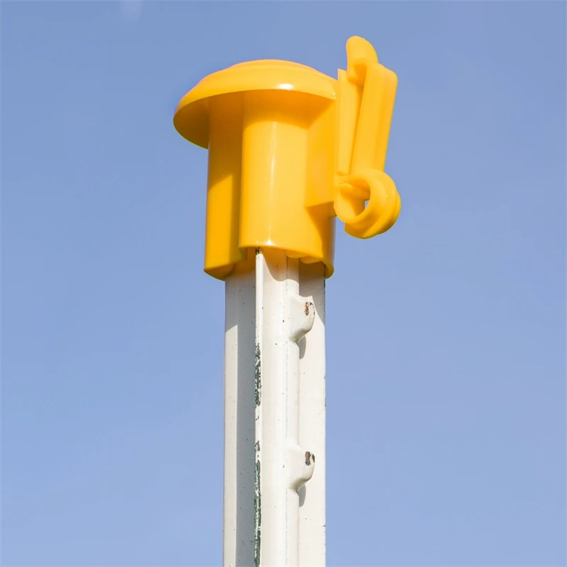 50x VOSS.farming Premium Kopfisolator Für T-Post, T-Pfosten, Gelb, Sparpack 14 50x VOSS.farming Premium Kopfisolator Für T-Post, T-Pfosten, Gelb, Sparpack – Bild 12
