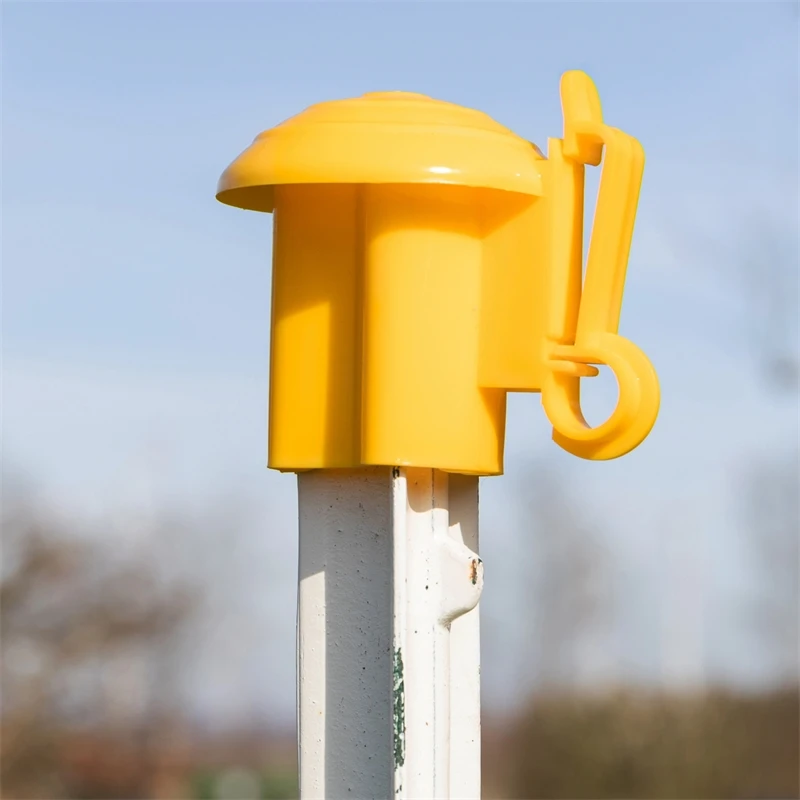 50x VOSS.farming Premium Kopfisolator Für T-Post, T-Pfosten, Gelb, Sparpack 15 50x VOSS.farming Premium Kopfisolator Für T-Post, T-Pfosten, Gelb, Sparpack – Bild 13