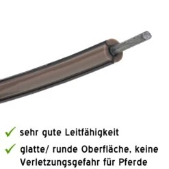 VOSS.farming MustangWire, Horse Wire, 200 M, Braun -Optimal Ranchzaun Geschäft 44951 Pferdedraht Horsewire Horse Wire Equiwire Equi Wire Mustangwire Mustang Wire