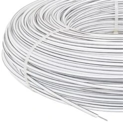 VOSS.farming MustangWire, Horsewire, 400m / Ø8mm, Weiß -Optimal Ranchzaun Geschäft 44956 voss farming mustang wire festzaun pferdezaundraht 400m