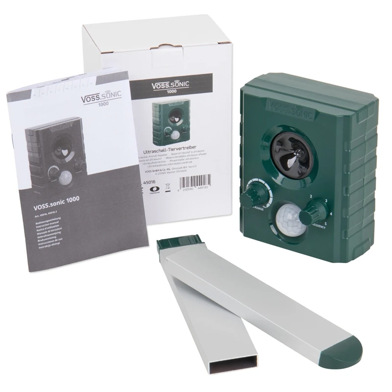 VOSS.sonic 1000 Ultraschall Abwehr - Katzenschreck, Katzenabwehr, Hundeschreck - Einstiegsmodell 6 VOSS.sonic 1000 Ultraschall Abwehr - Katzenschreck, Katzenabwehr, Hundeschreck - Einstiegsmodell – Bild 4