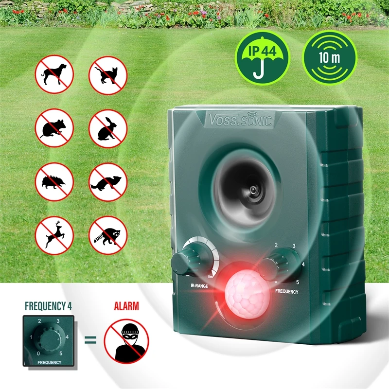 VOSS.sonic 1000 Ultraschall Abwehr - Katzenschreck, Katzenabwehr, Hundeschreck - Einstiegsmodell 4 VOSS.sonic 1000 Ultraschall Abwehr - Katzenschreck, Katzenabwehr, Hundeschreck - Einstiegsmodell – Bild 2