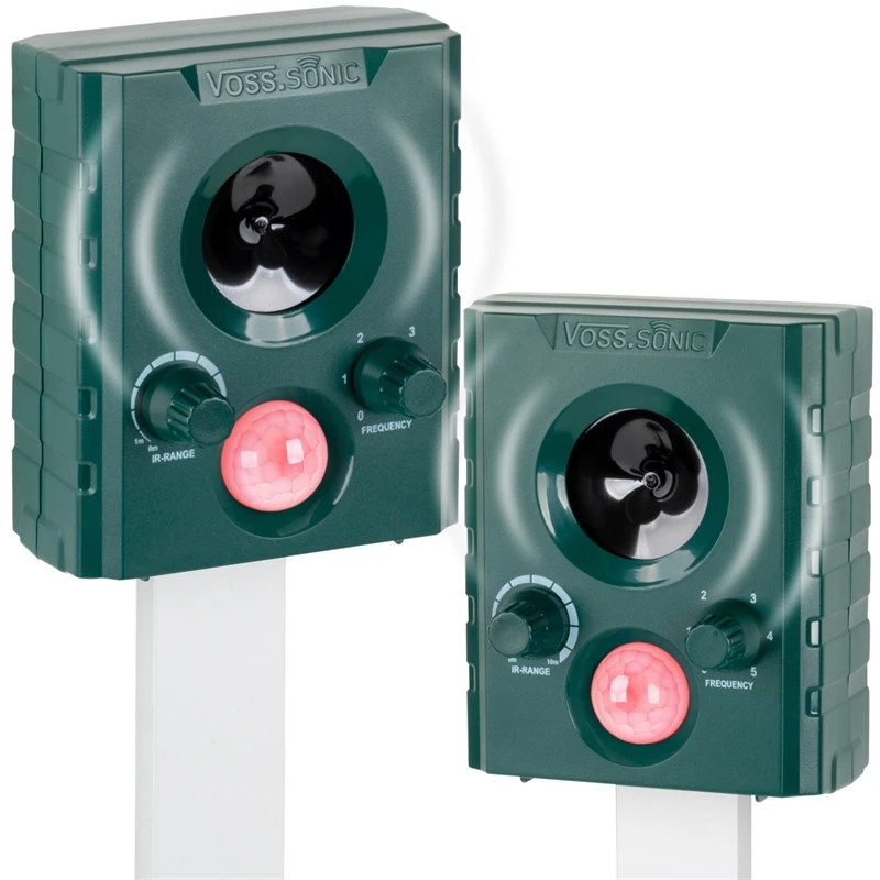 Doppelpack: 2x VOSS.sonic 1000 Ultraschall-Abwehr - Katzenschreck, Katzenabwehr, Hundeschreck - Eins 3 Doppelpack: 2x VOSS.sonic 1000 Ultraschall-Abwehr - Katzenschreck, Katzenabwehr, Hundeschreck - Eins