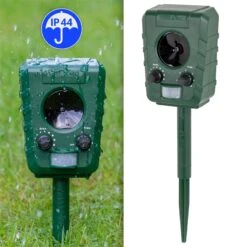 Doppelpack: 2x VOSS.sonic 1200 Ultraschall-Abwehr - Katzenschreck, Katzenabwehr, Hundeschreck -Optimal Ranchzaun Geschäft 45018 voss sonic 1200 ip44 wasserfest