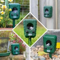 Doppelpack: 2x VOSS.sonic 1200 Ultraschall-Abwehr - Katzenschreck, Katzenabwehr, Hundeschreck -Optimal Ranchzaun Geschäft 45018 voss sonic 1200 katzenschreck vielseitig einsetzbar