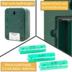 VOSS.sonic 2000 Ultraschall Abwehr (Solar + Blitzlicht) Katzenschreck, Katzenabwehr, Hundeschreck 20 VOSS.sonic 2000 Ultraschall Abwehr (Solar + Blitzlicht) Katzenschreck, Katzenabwehr, Hundeschreck -Optimal Ranchzaun Geschäft 45022 7 voss sonic 2000 standort unabhaengiger betrieb mit wiederaufladbaren batterien und solarmodul 1